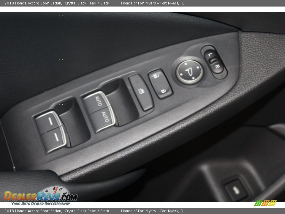 2018 Honda Accord Sport Sedan Crystal Black Pearl / Black Photo #11