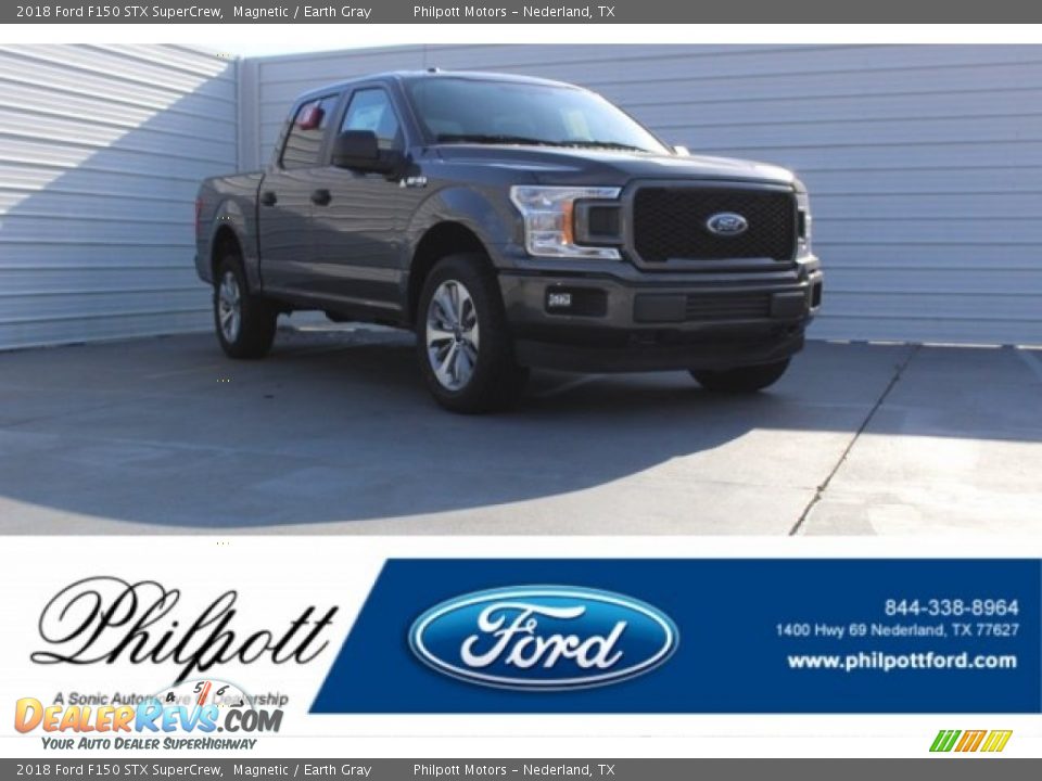 2018 Ford F150 STX SuperCrew Magnetic / Earth Gray Photo #1