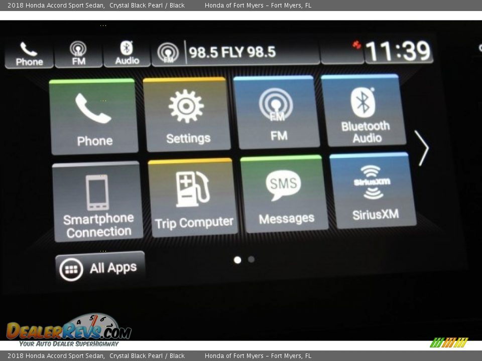 2018 Honda Accord Sport Sedan Crystal Black Pearl / Black Photo #17