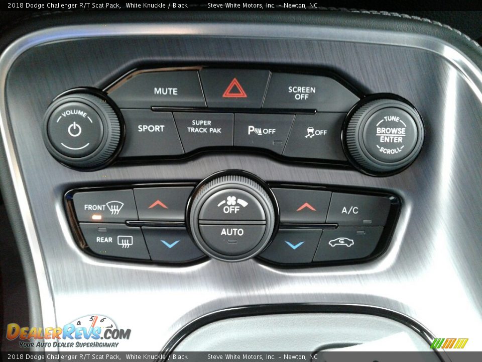 2018 Dodge Challenger R/T Scat Pack White Knuckle / Black Photo #25