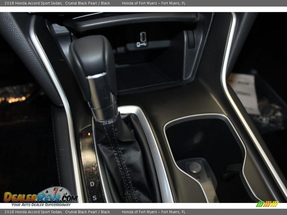 2018 Honda Accord Sport Sedan Crystal Black Pearl / Black Photo #20