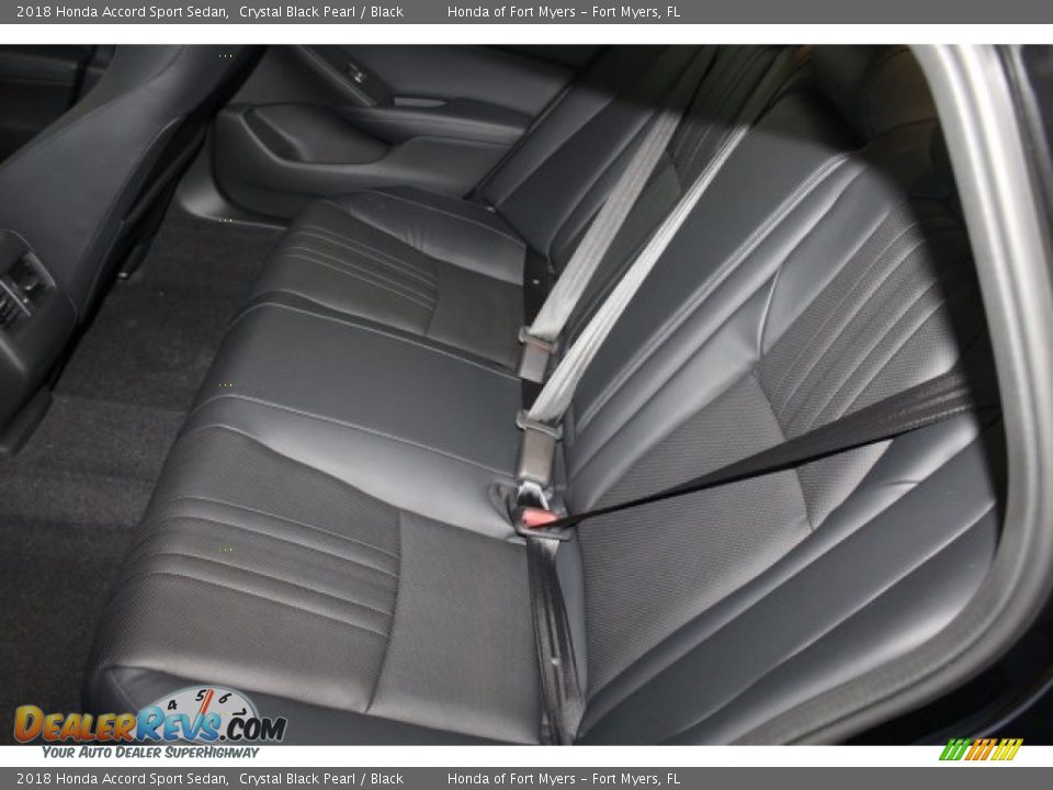 2018 Honda Accord Sport Sedan Crystal Black Pearl / Black Photo #23