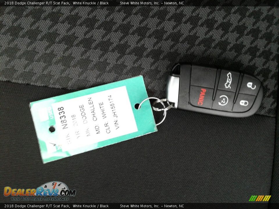 2018 Dodge Challenger R/T Scat Pack White Knuckle / Black Photo #31