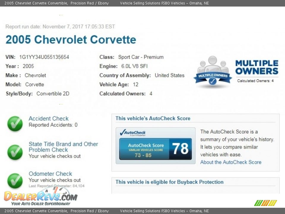 2005 Chevrolet Corvette Convertible Precision Red / Ebony Photo #2