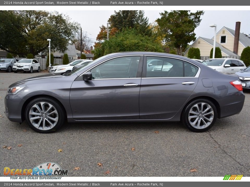 2014 Honda Accord Sport Sedan Modern Steel Metallic / Black Photo #6