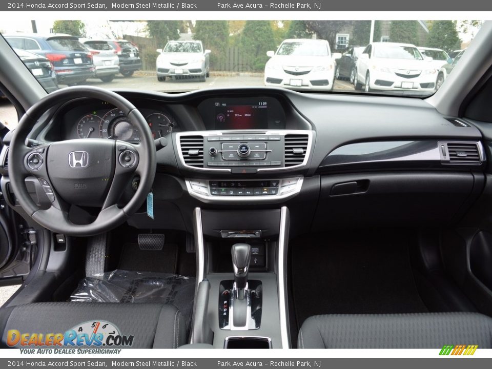 2014 Honda Accord Sport Sedan Modern Steel Metallic / Black Photo #14