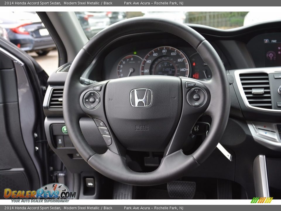 2014 Honda Accord Sport Sedan Modern Steel Metallic / Black Photo #17