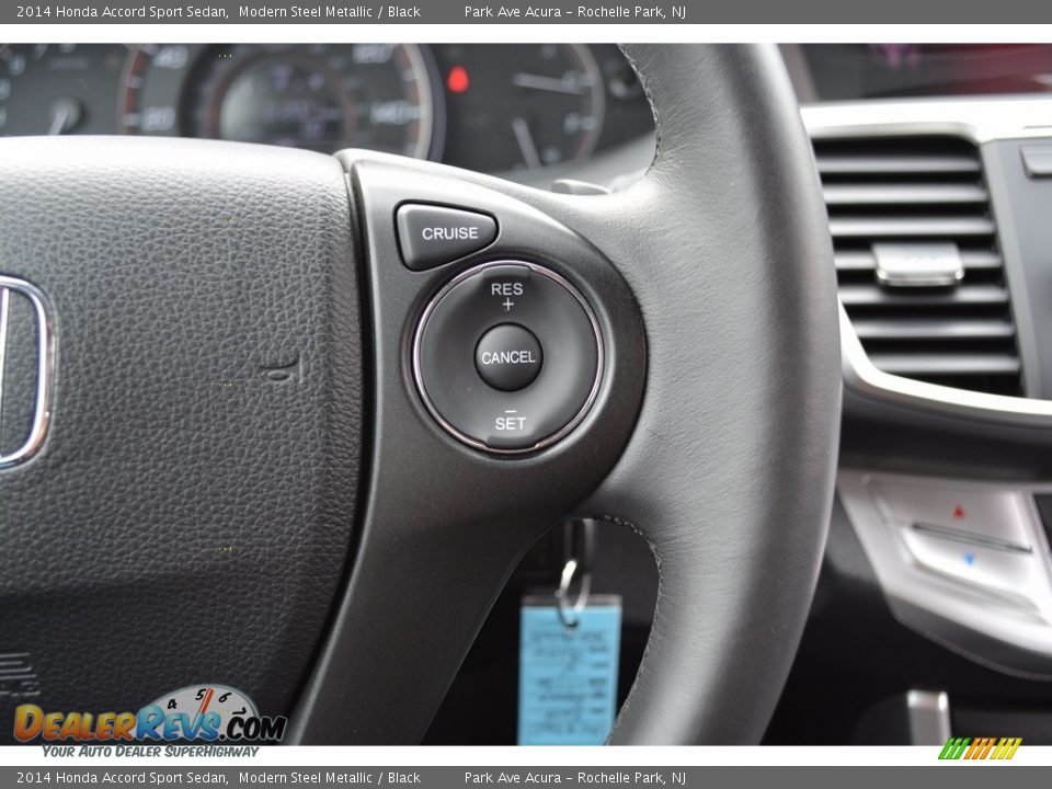 2014 Honda Accord Sport Sedan Modern Steel Metallic / Black Photo #19
