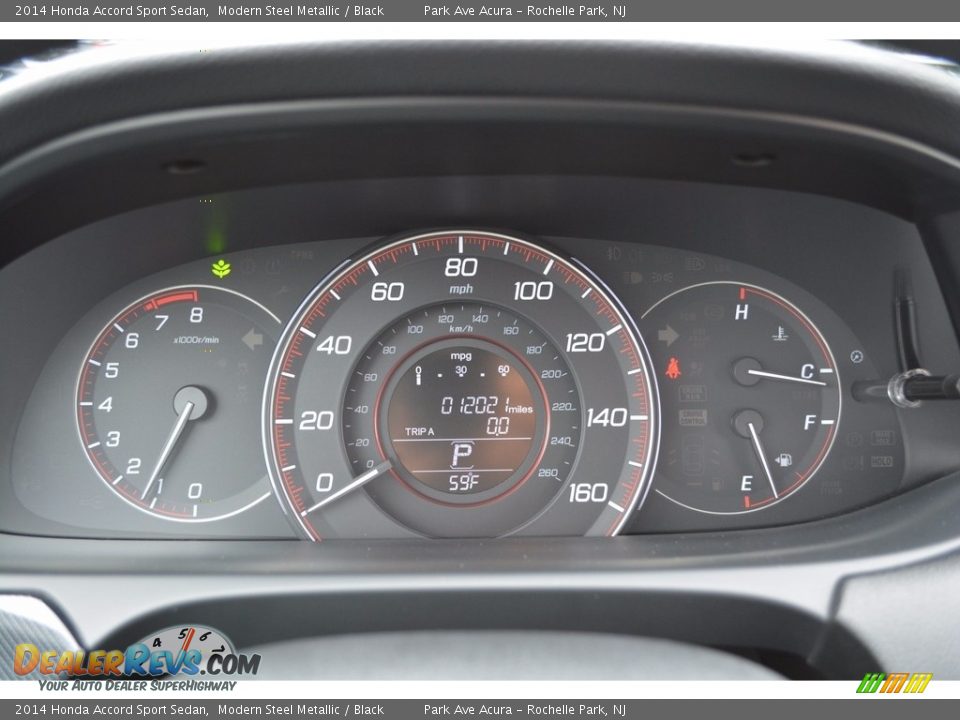 2014 Honda Accord Sport Sedan Modern Steel Metallic / Black Photo #20