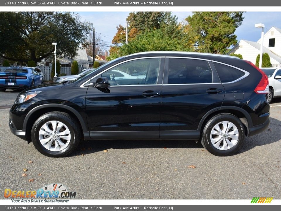 2014 Honda CR-V EX-L AWD Crystal Black Pearl / Black Photo #6