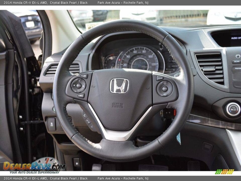 2014 Honda CR-V EX-L AWD Crystal Black Pearl / Black Photo #19