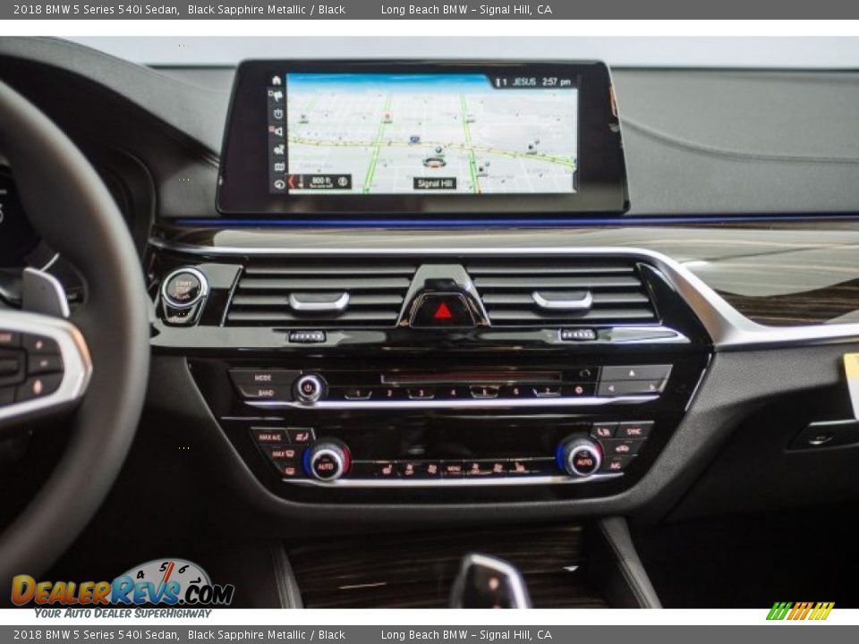 2018 BMW 5 Series 540i Sedan Black Sapphire Metallic / Black Photo #4