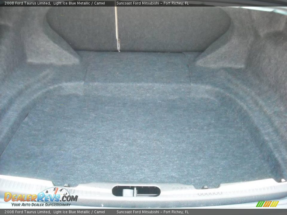 2008 Ford Taurus Limited Light Ice Blue Metallic / Camel Photo #13
