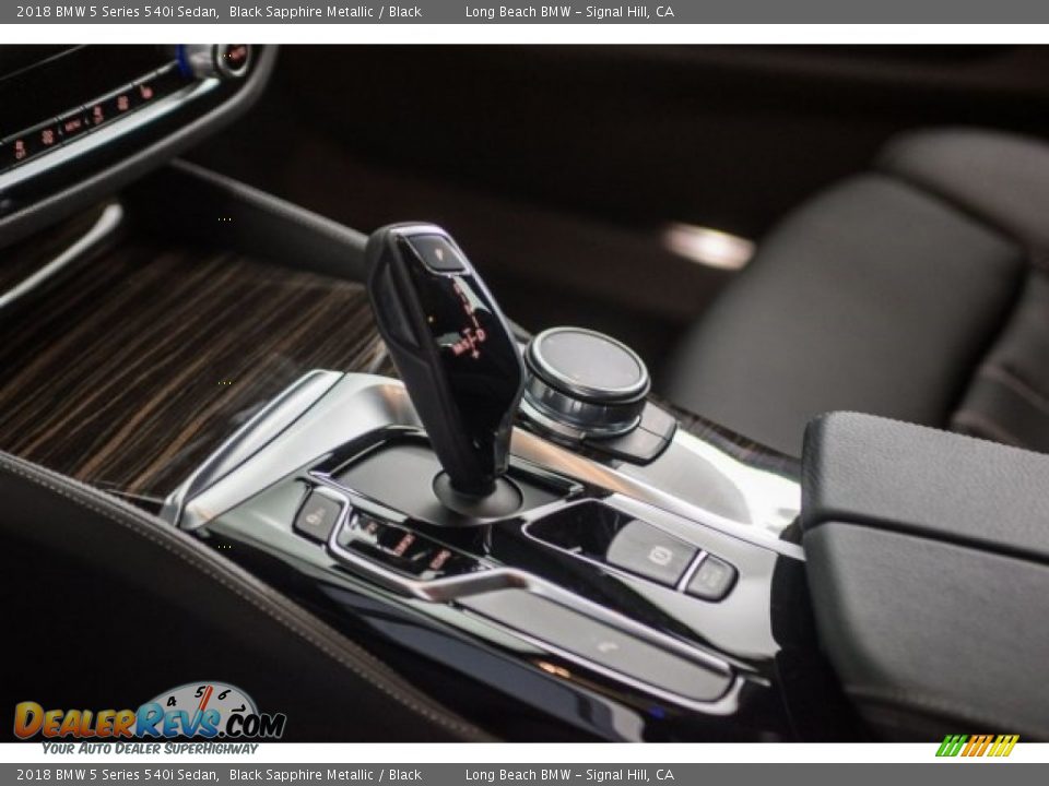 2018 BMW 5 Series 540i Sedan Black Sapphire Metallic / Black Photo #6