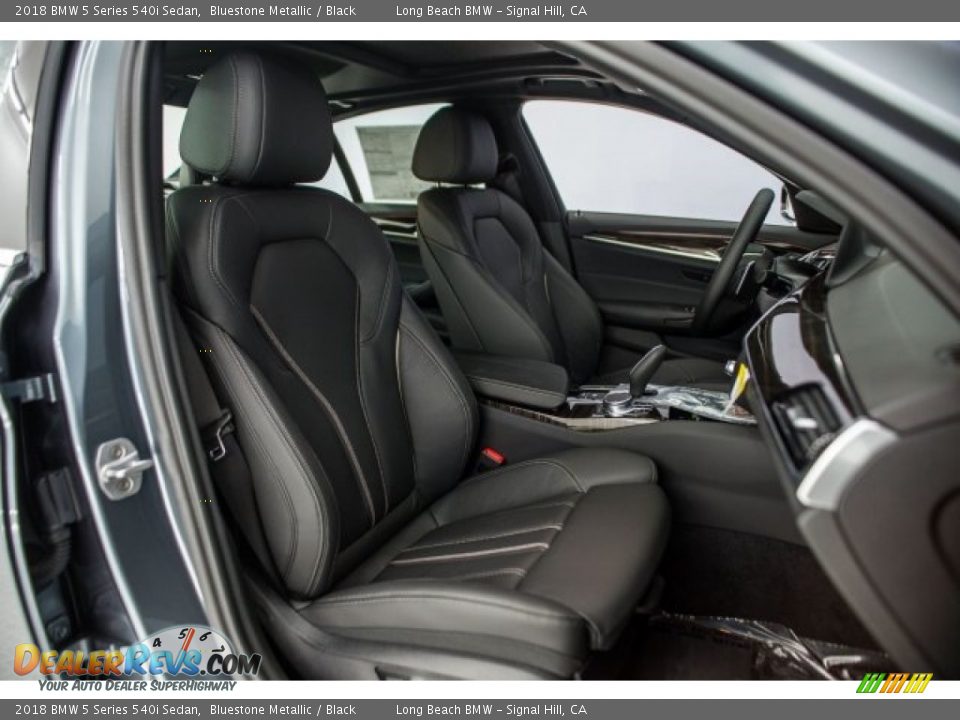 2018 BMW 5 Series 540i Sedan Bluestone Metallic / Black Photo #2