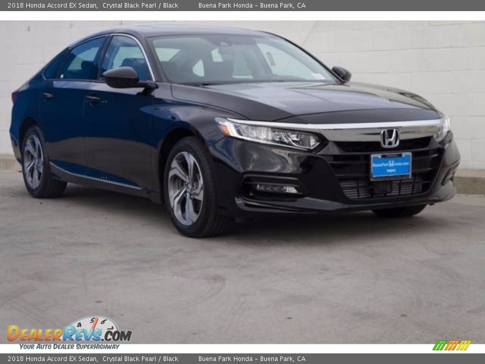 2018 Honda Accord EX Sedan Crystal Black Pearl / Black Photo #1