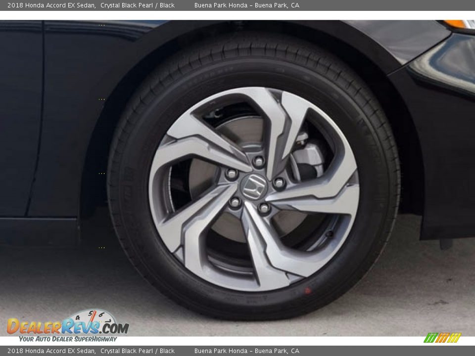 2018 Honda Accord EX Sedan Crystal Black Pearl / Black Photo #4