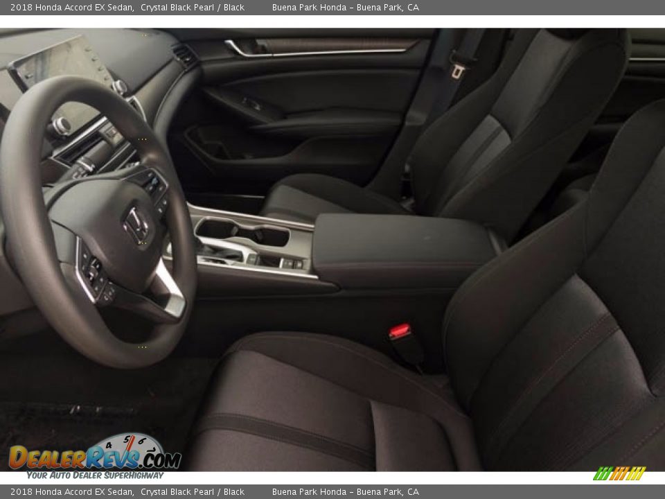 2018 Honda Accord EX Sedan Crystal Black Pearl / Black Photo #7