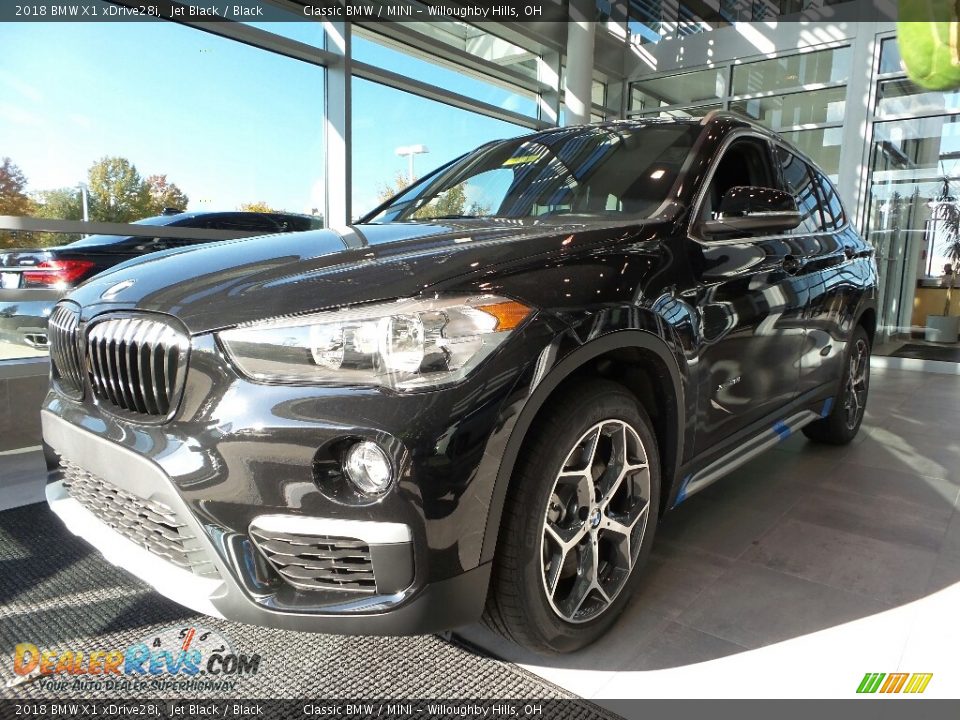 2018 BMW X1 xDrive28i Jet Black / Black Photo #3