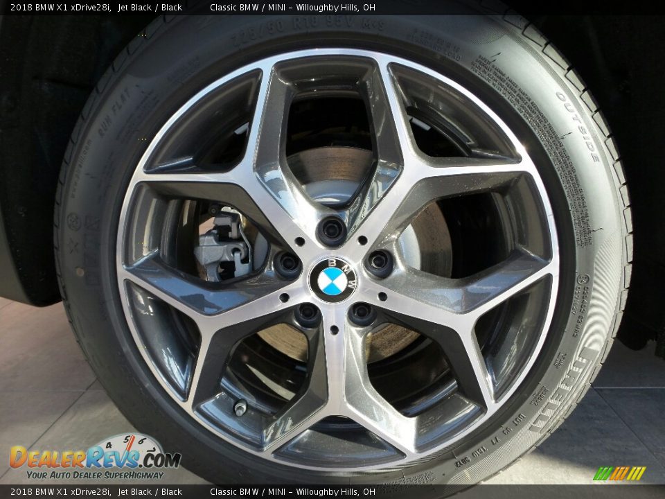 2018 BMW X1 xDrive28i Jet Black / Black Photo #4