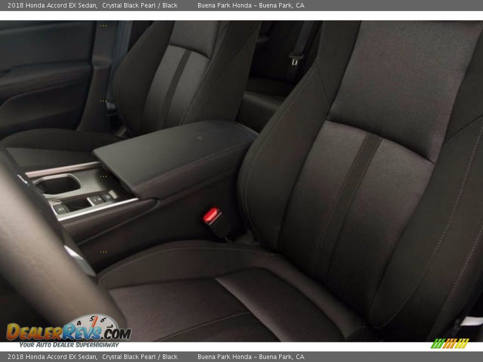 2018 Honda Accord EX Sedan Crystal Black Pearl / Black Photo #9