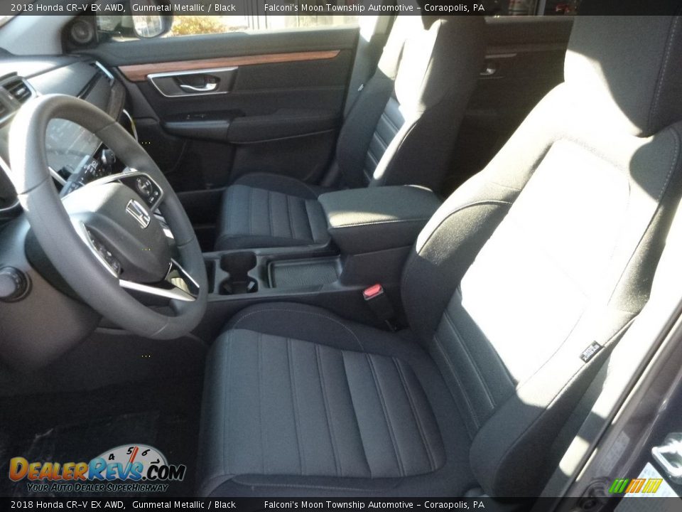 2018 Honda CR-V EX AWD Gunmetal Metallic / Black Photo #8