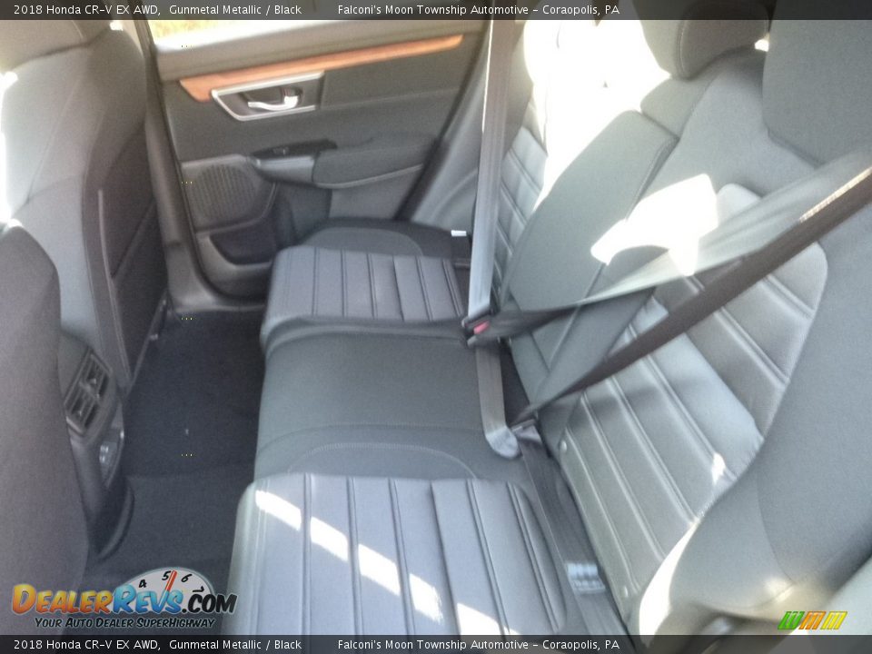 2018 Honda CR-V EX AWD Gunmetal Metallic / Black Photo #9