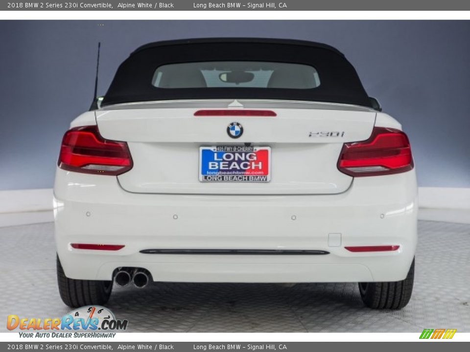 2018 BMW 2 Series 230i Convertible Alpine White / Black Photo #4