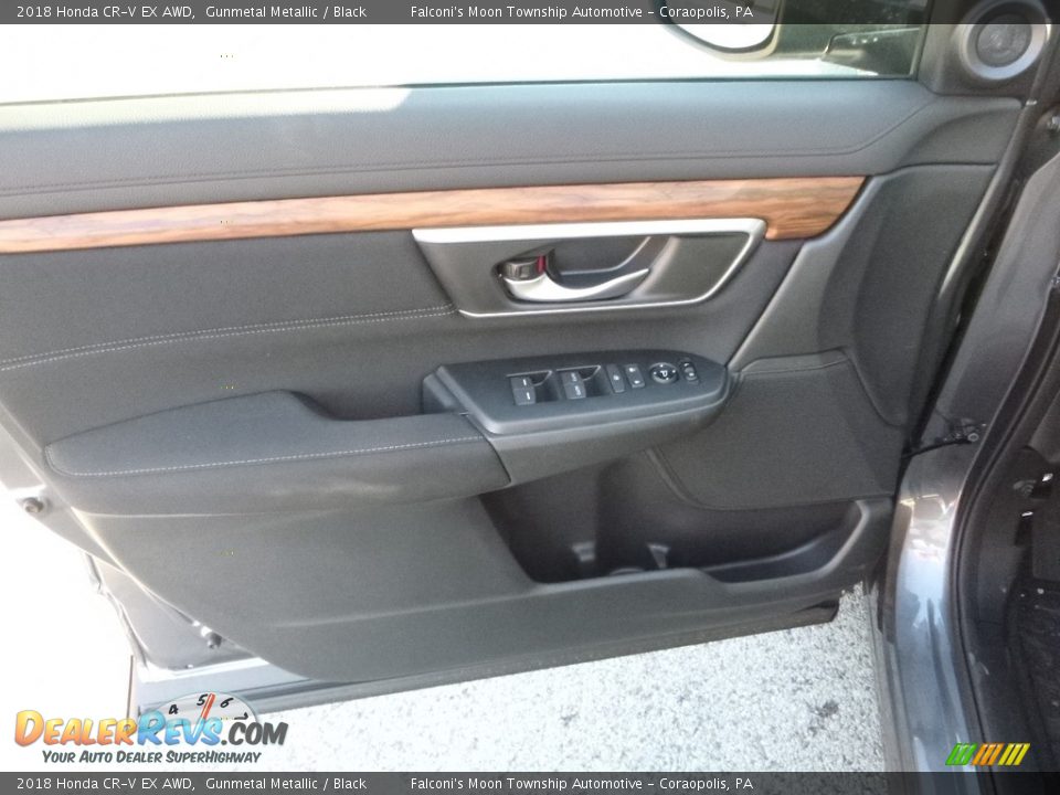 2018 Honda CR-V EX AWD Gunmetal Metallic / Black Photo #11