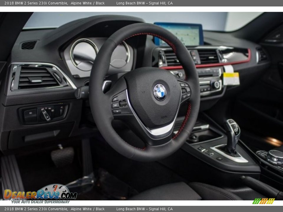 2018 BMW 2 Series 230i Convertible Alpine White / Black Photo #6