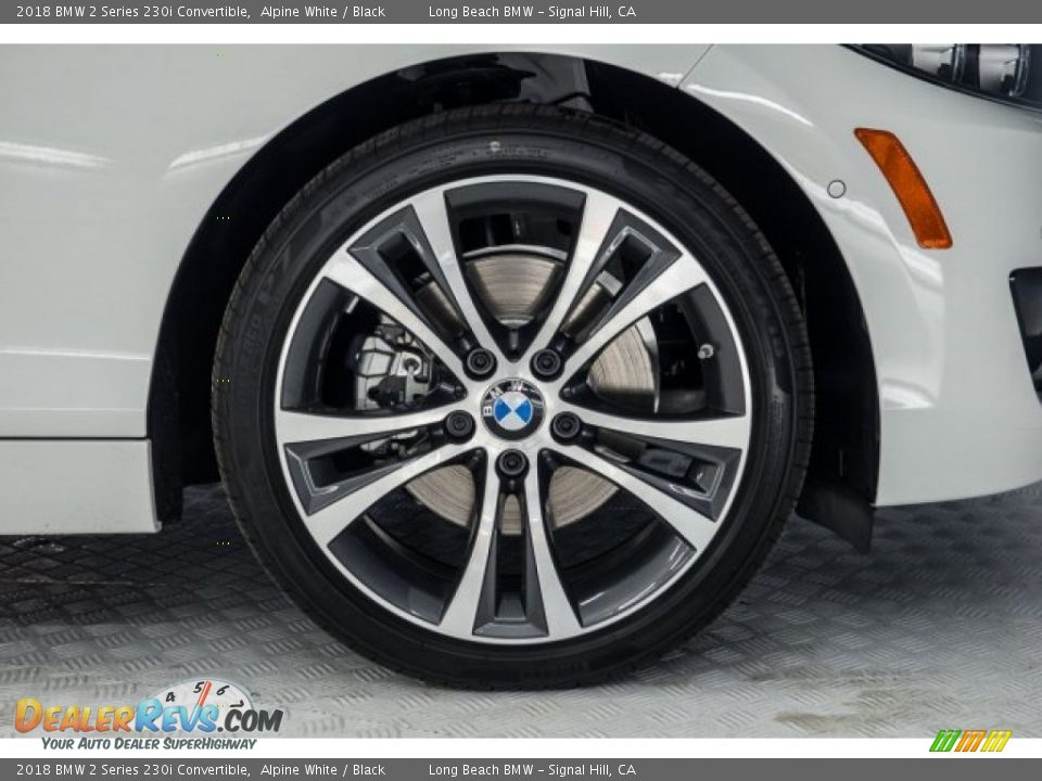 2018 BMW 2 Series 230i Convertible Alpine White / Black Photo #9
