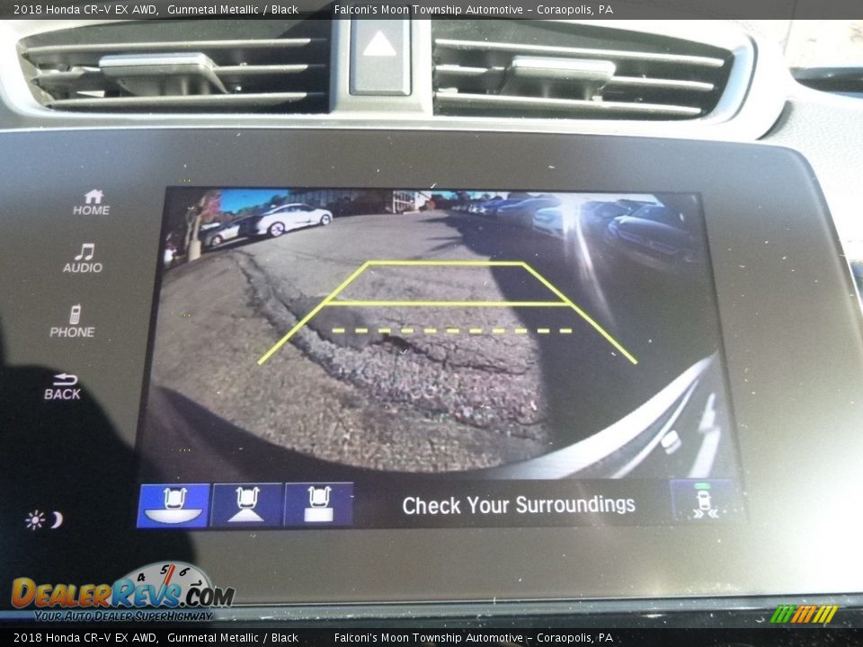 2018 Honda CR-V EX AWD Gunmetal Metallic / Black Photo #15