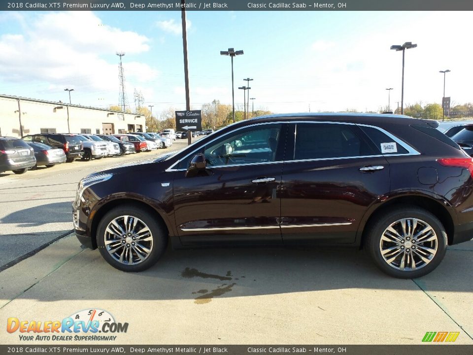 2018 Cadillac XT5 Premium Luxury AWD Deep Amethyst Metallic / Jet Black Photo #2