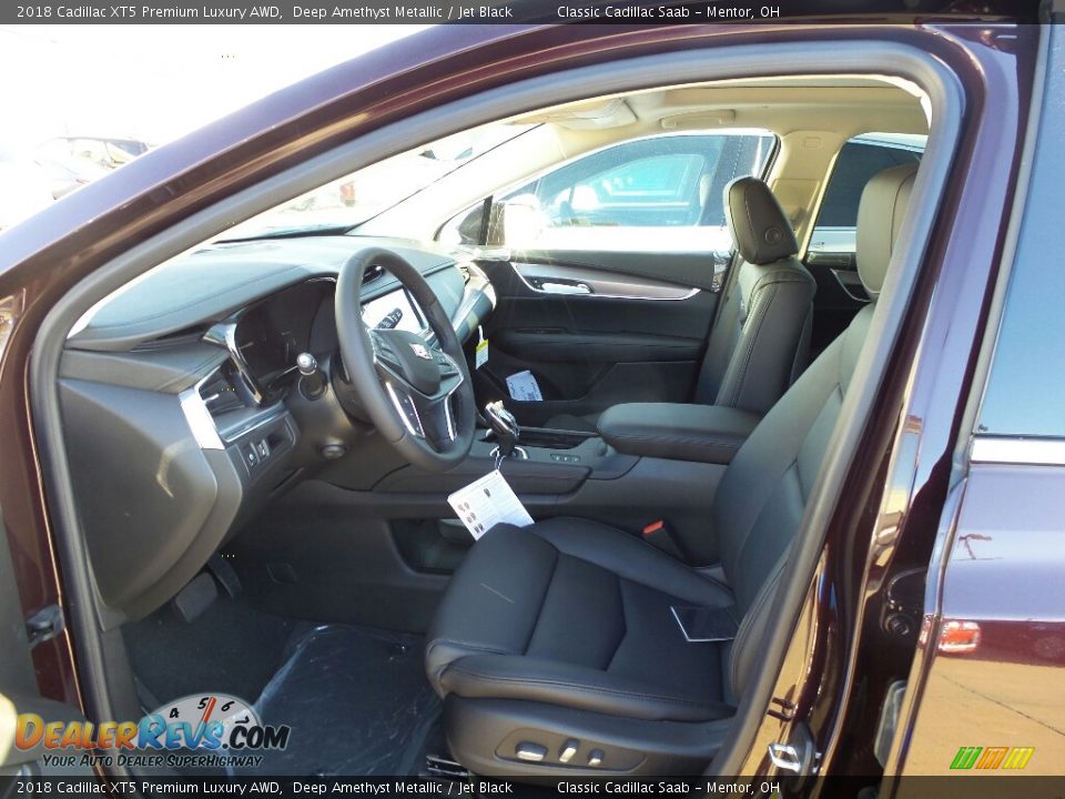 2018 Cadillac XT5 Premium Luxury AWD Deep Amethyst Metallic / Jet Black Photo #3