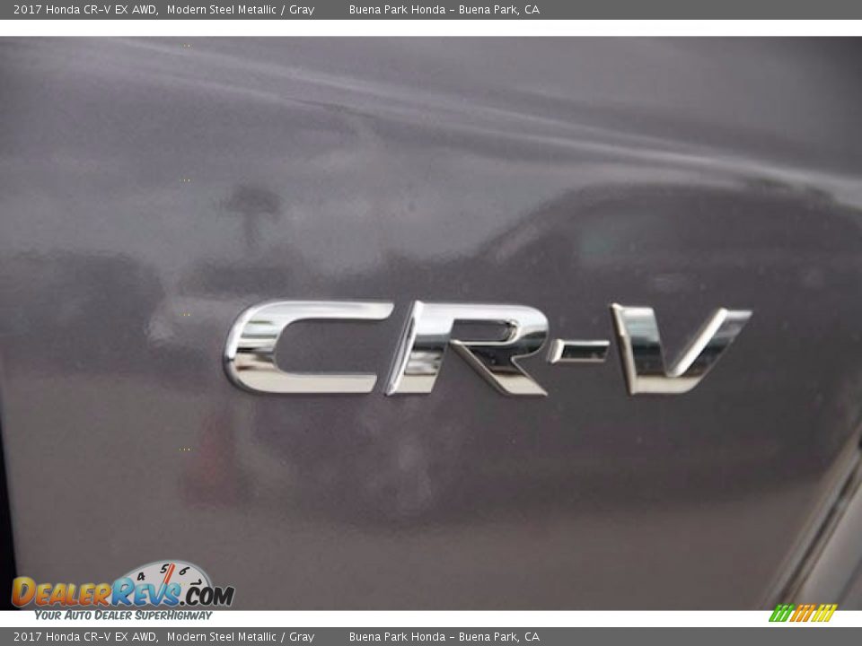 2017 Honda CR-V EX AWD Modern Steel Metallic / Gray Photo #3