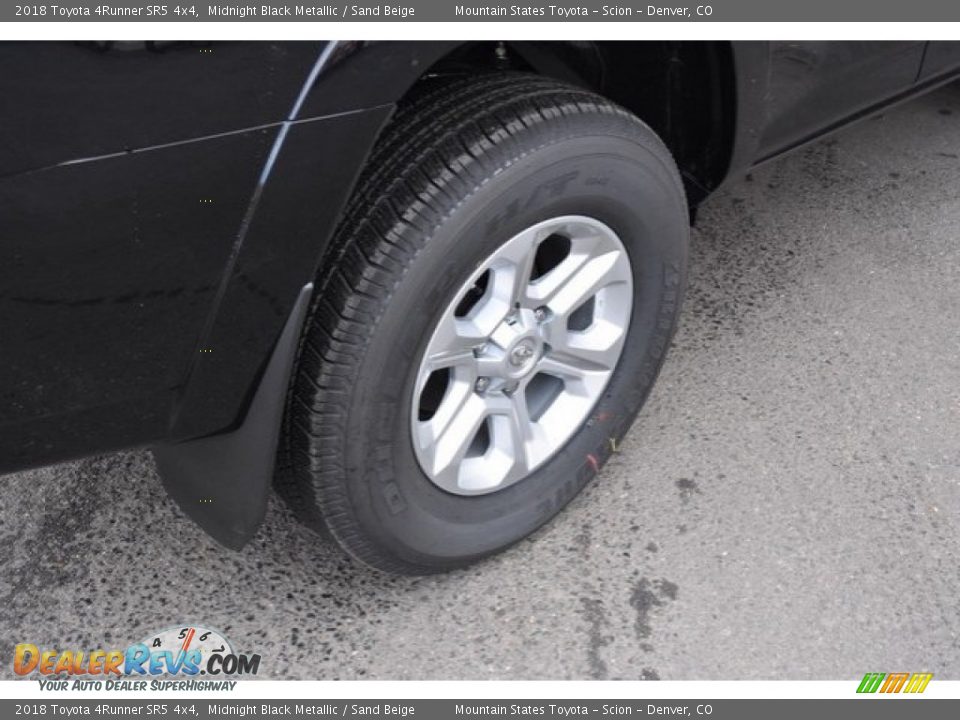2018 Toyota 4Runner SR5 4x4 Midnight Black Metallic / Sand Beige Photo #9