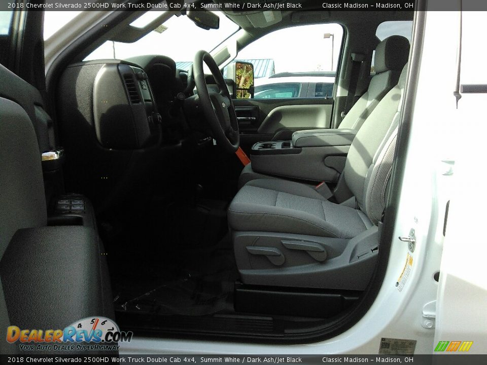 2018 Chevrolet Silverado 2500HD Work Truck Double Cab 4x4 Summit White / Dark Ash/Jet Black Photo #4