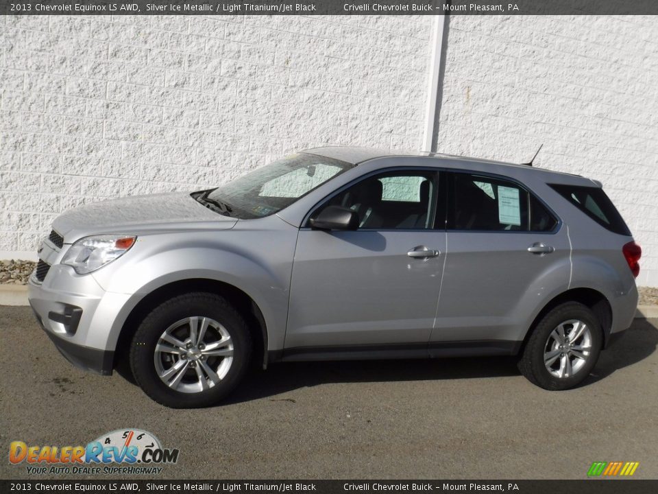 2013 Chevrolet Equinox LS AWD Silver Ice Metallic / Light Titanium/Jet Black Photo #2