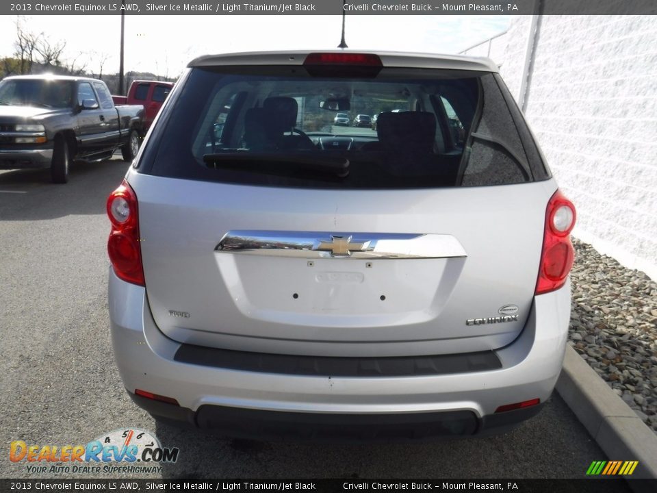 2013 Chevrolet Equinox LS AWD Silver Ice Metallic / Light Titanium/Jet Black Photo #8