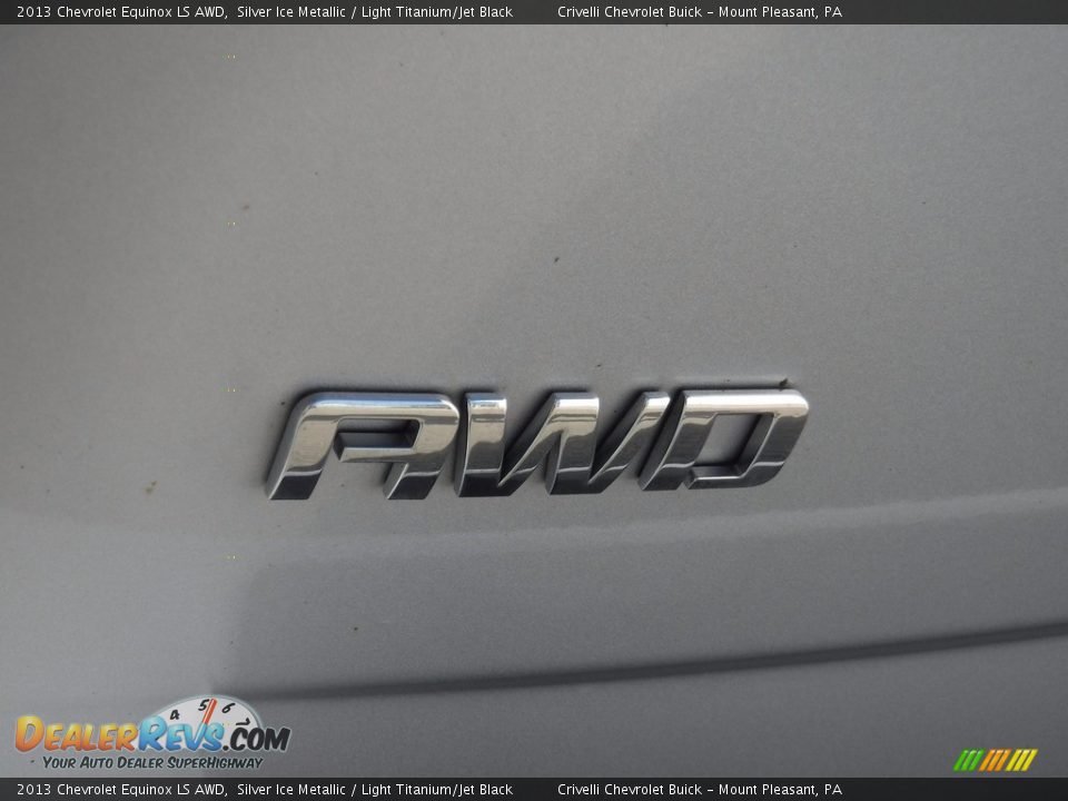 2013 Chevrolet Equinox LS AWD Silver Ice Metallic / Light Titanium/Jet Black Photo #10
