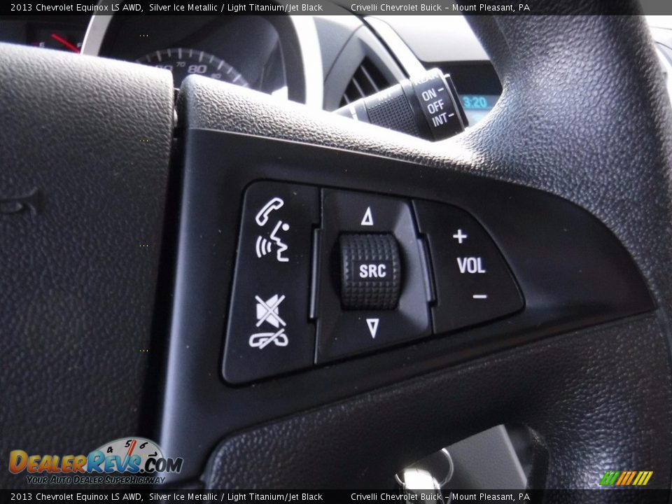 2013 Chevrolet Equinox LS AWD Silver Ice Metallic / Light Titanium/Jet Black Photo #23