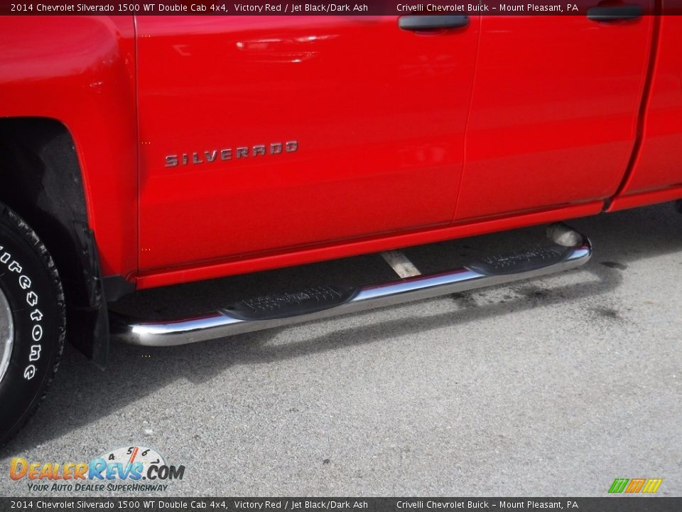 2014 Chevrolet Silverado 1500 WT Double Cab 4x4 Victory Red / Jet Black/Dark Ash Photo #3