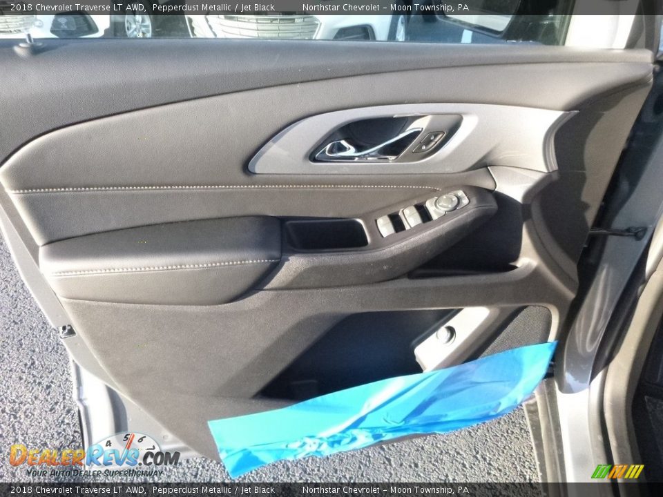 2018 Chevrolet Traverse LT AWD Pepperdust Metallic / Jet Black Photo #15
