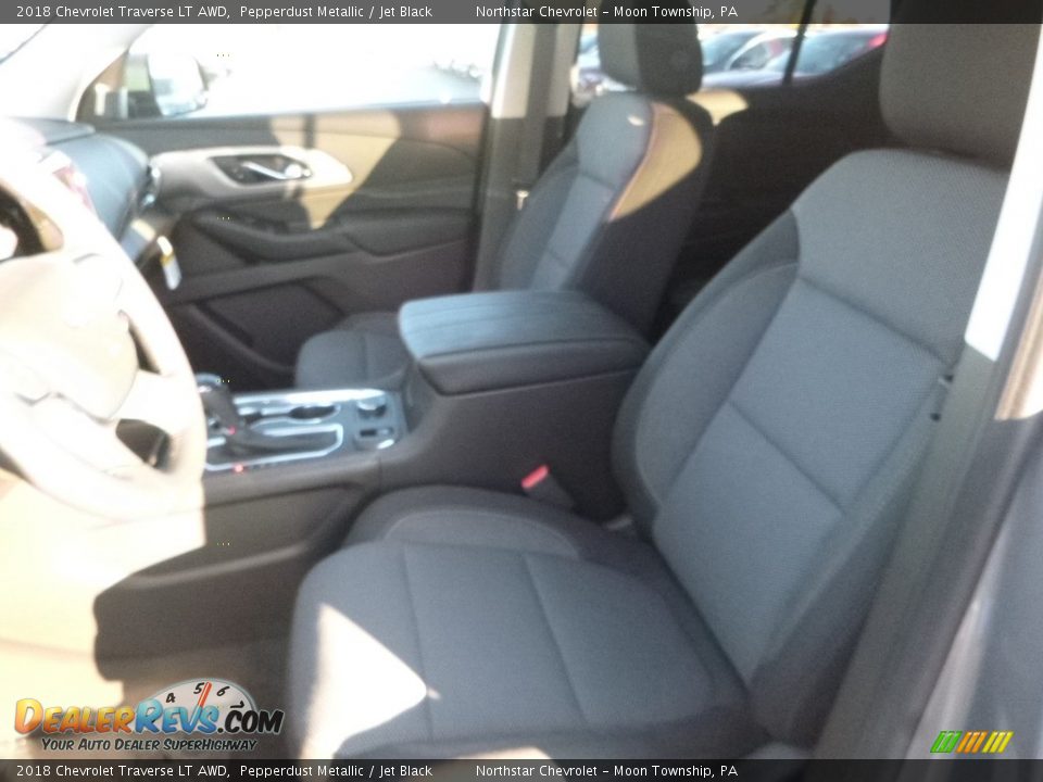 2018 Chevrolet Traverse LT AWD Pepperdust Metallic / Jet Black Photo #16
