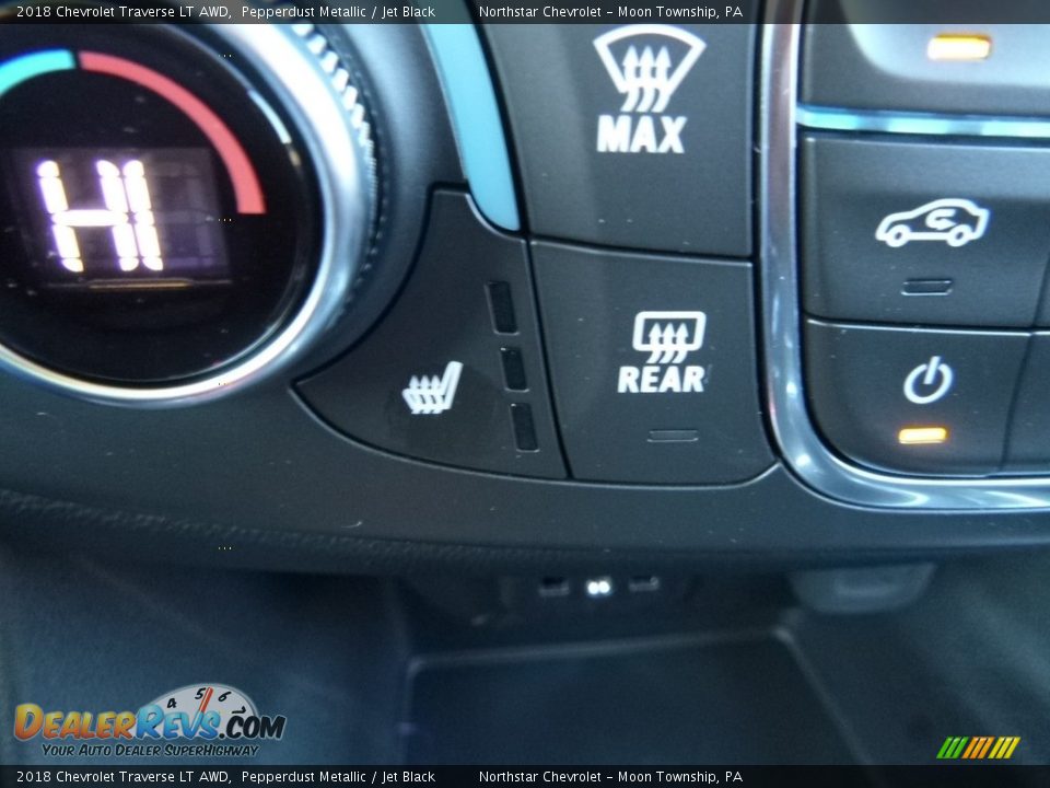 2018 Chevrolet Traverse LT AWD Pepperdust Metallic / Jet Black Photo #20