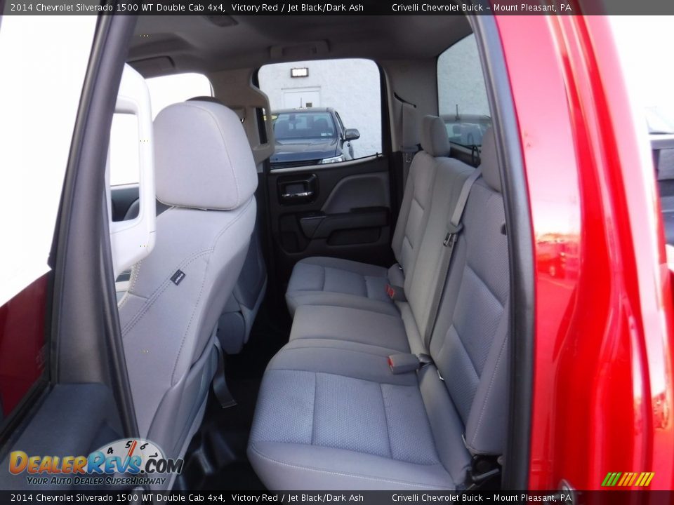 2014 Chevrolet Silverado 1500 WT Double Cab 4x4 Victory Red / Jet Black/Dark Ash Photo #23