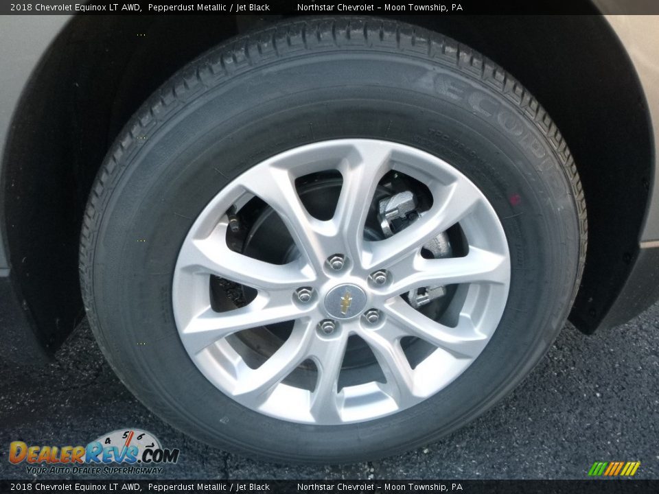 2018 Chevrolet Equinox LT AWD Pepperdust Metallic / Jet Black Photo #8