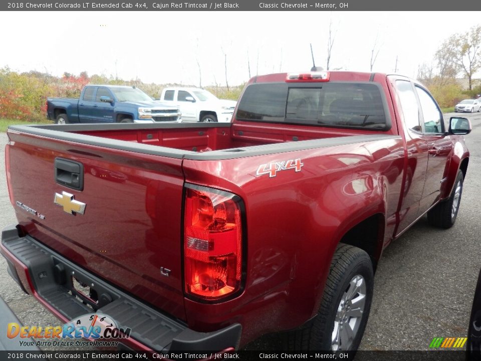 2018 Chevrolet Colorado LT Extended Cab 4x4 Cajun Red Tintcoat / Jet Black Photo #5