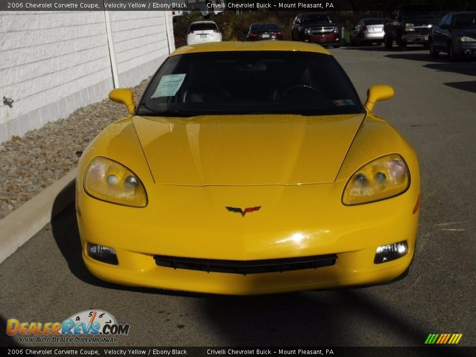2006 Chevrolet Corvette Coupe Velocity Yellow / Ebony Black Photo #6