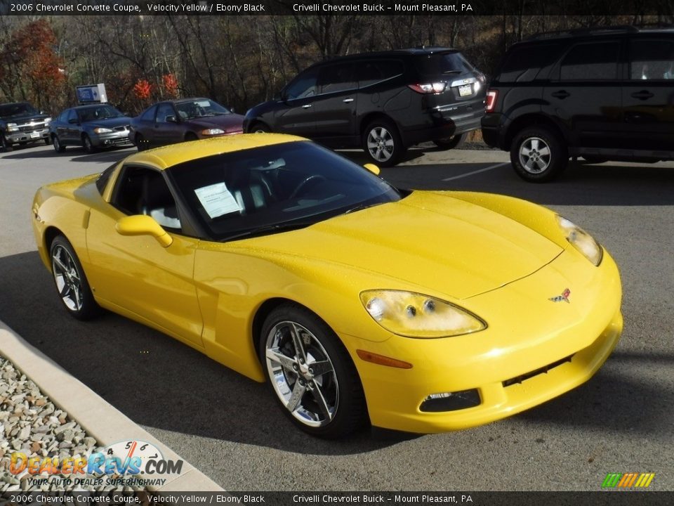 2006 Chevrolet Corvette Coupe Velocity Yellow / Ebony Black Photo #7
